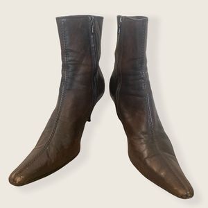 Dark Brown Prada Boots